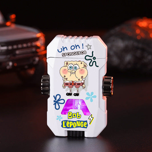 Cartoon Decompression Gyro Lighter Colorful Lights